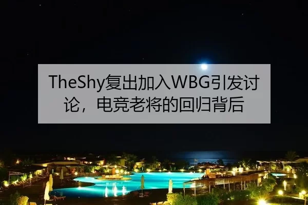 TheShy复出加入WBG引发讨论，电竞老将的回归背后
